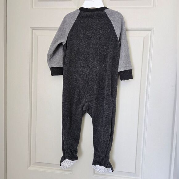2/$15 Carters Fleece Sleeper Size 12 M - Picture 4 of 4